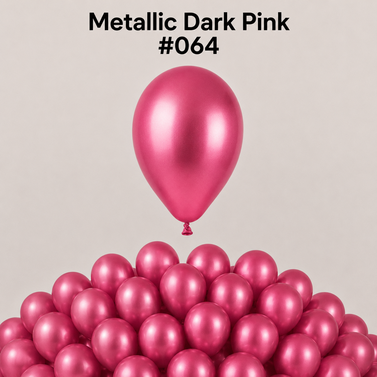 Gemar Latexballon A50 5"/13cm #064 Metallic Dark Pink