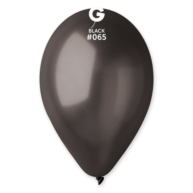 Latexballon G110 12"/30cm #065 Metallic Black
