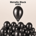 Gemar Latexballon G110 12"/30cm #065 Metallic Black