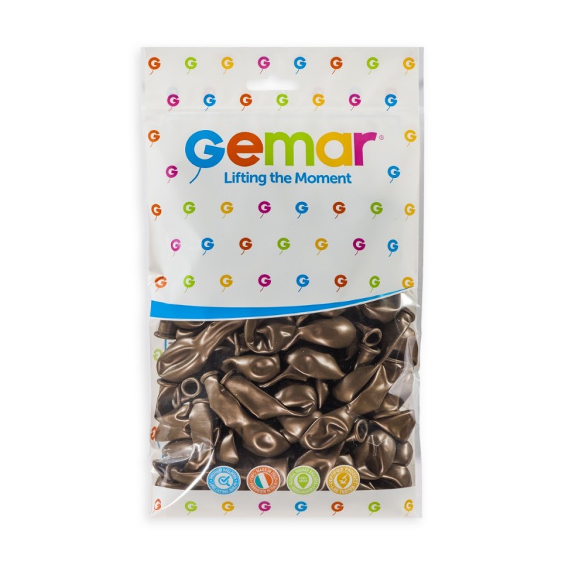 Gemar Latexballon A50 5"/13cm #066 Metallic Brown