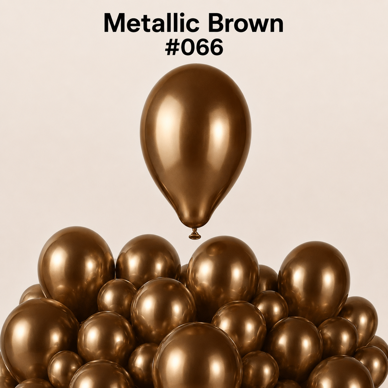 Gemar Latexballon G110 12"/30cm #066 Metallic Brown