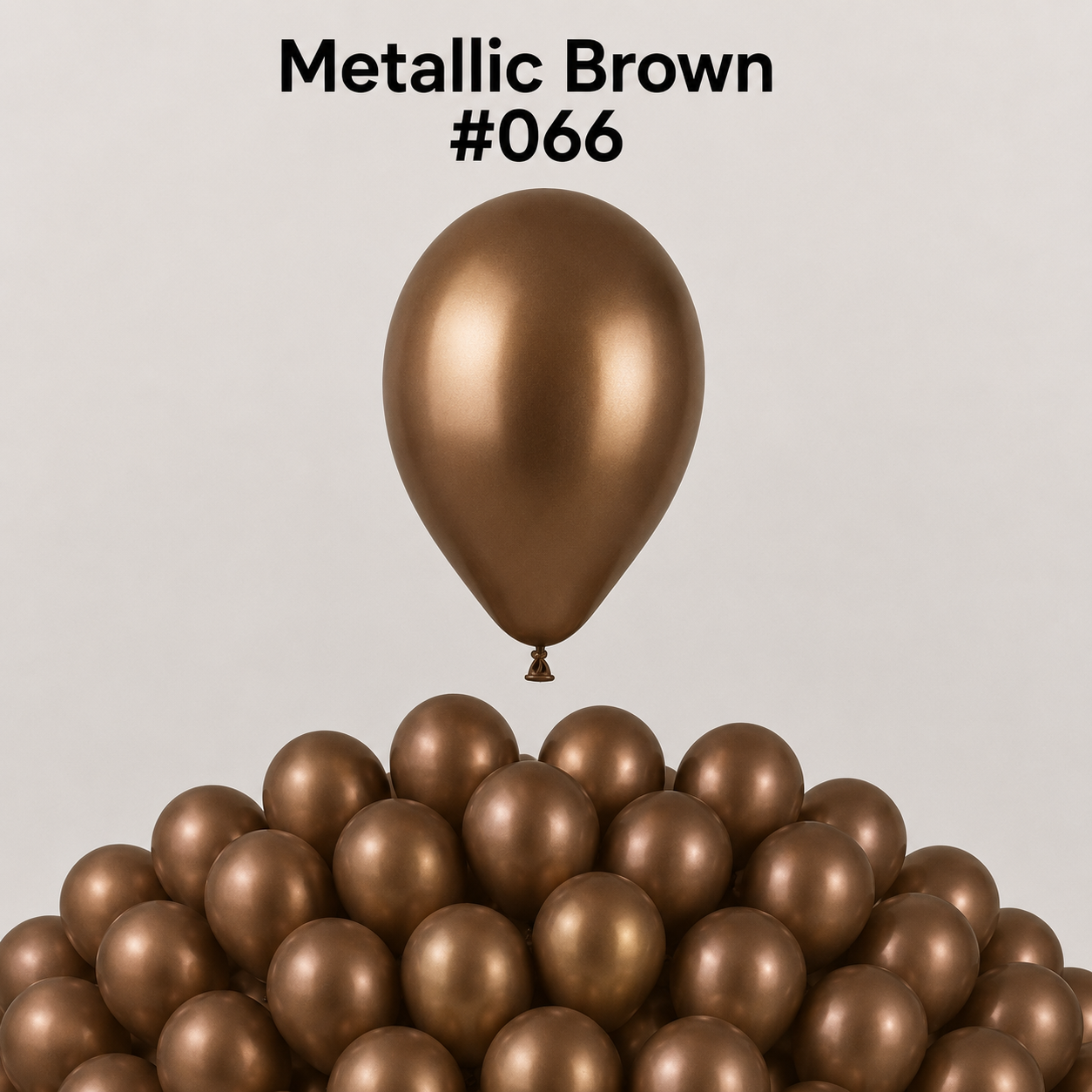 Gemar Latexballon A50 5"/13cm #066 Metallic Brown