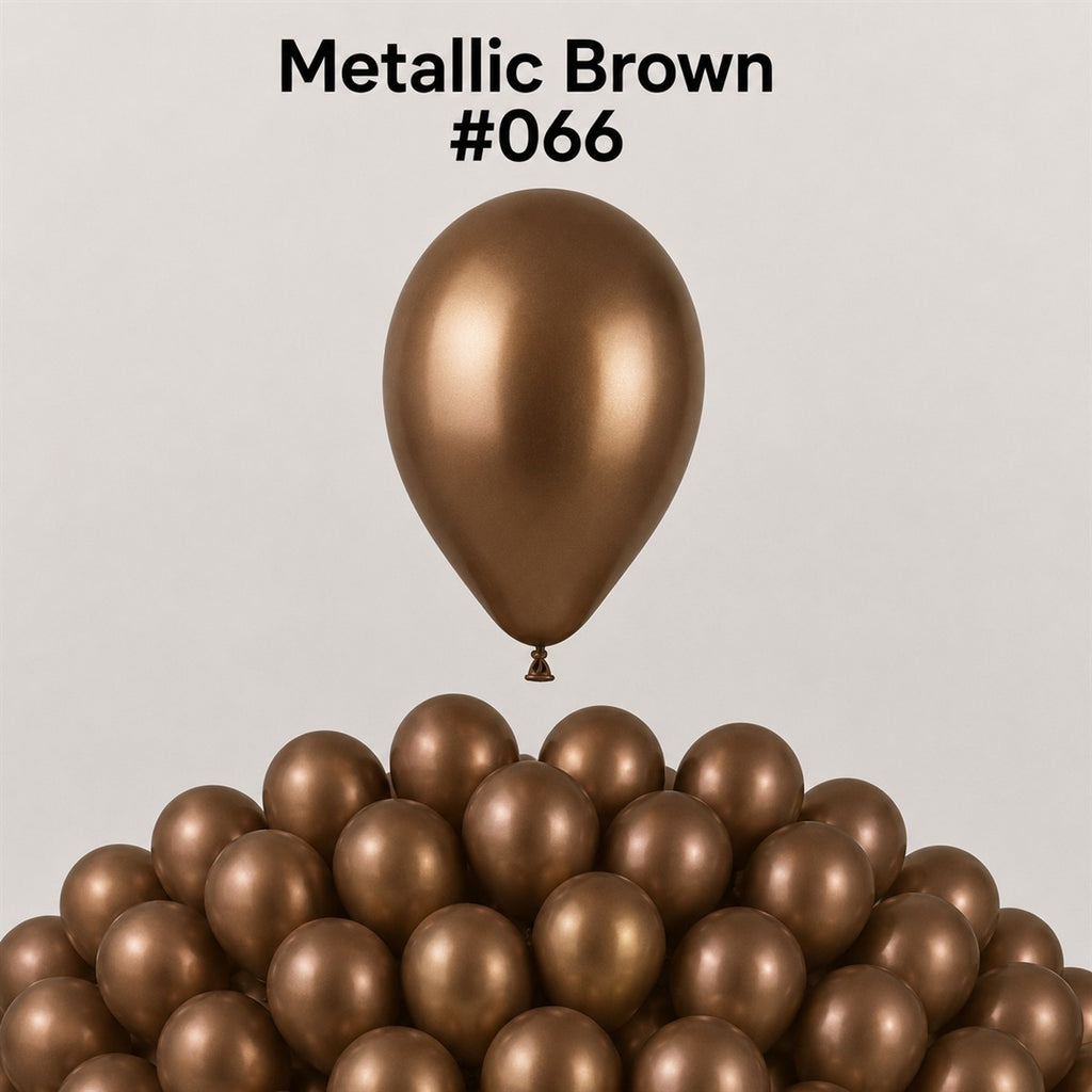 Gemar Latexballon A50 5"/13cm #066 Metallic Brown