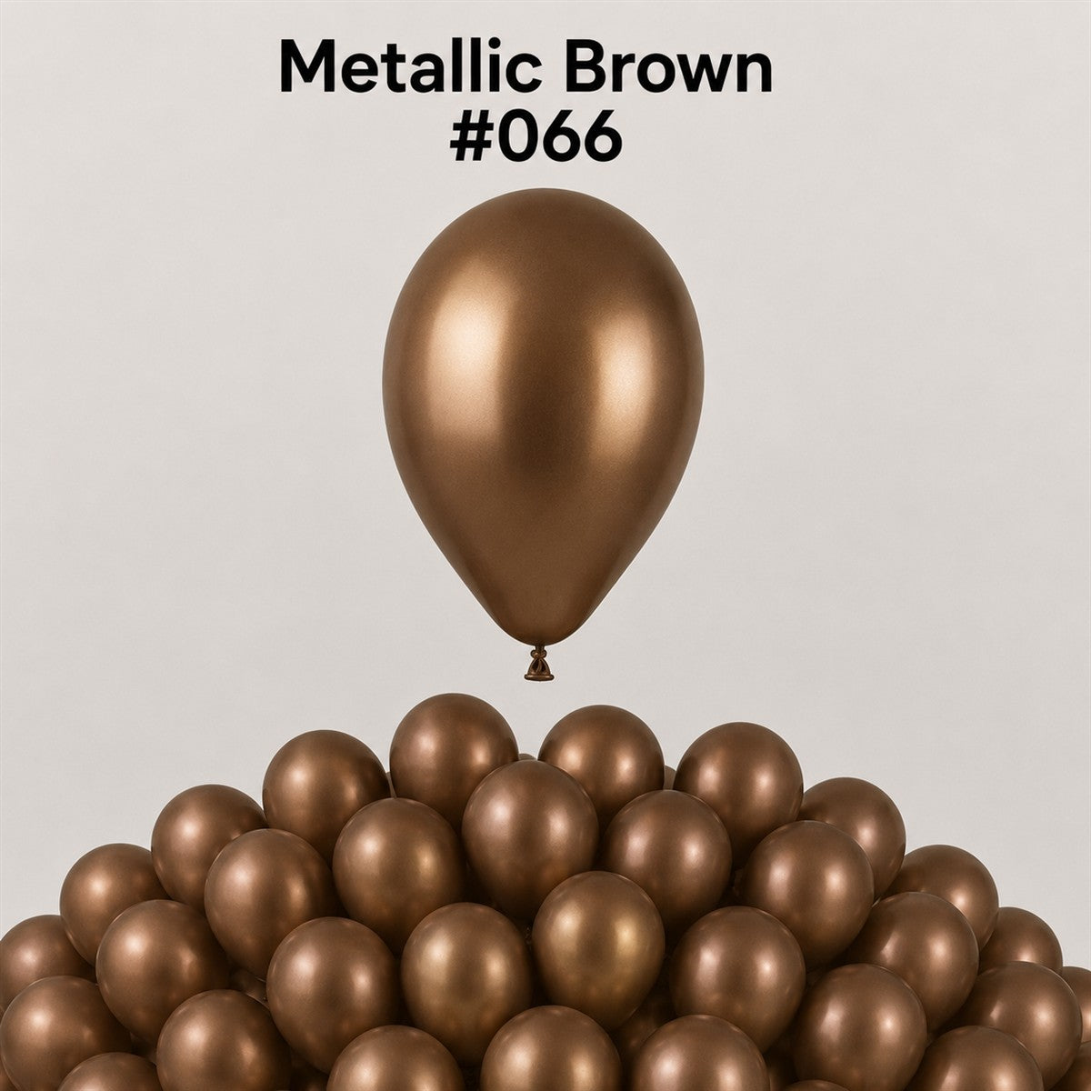 Gemar Latexballon A50 5"/13cm #066 Metallic Brown