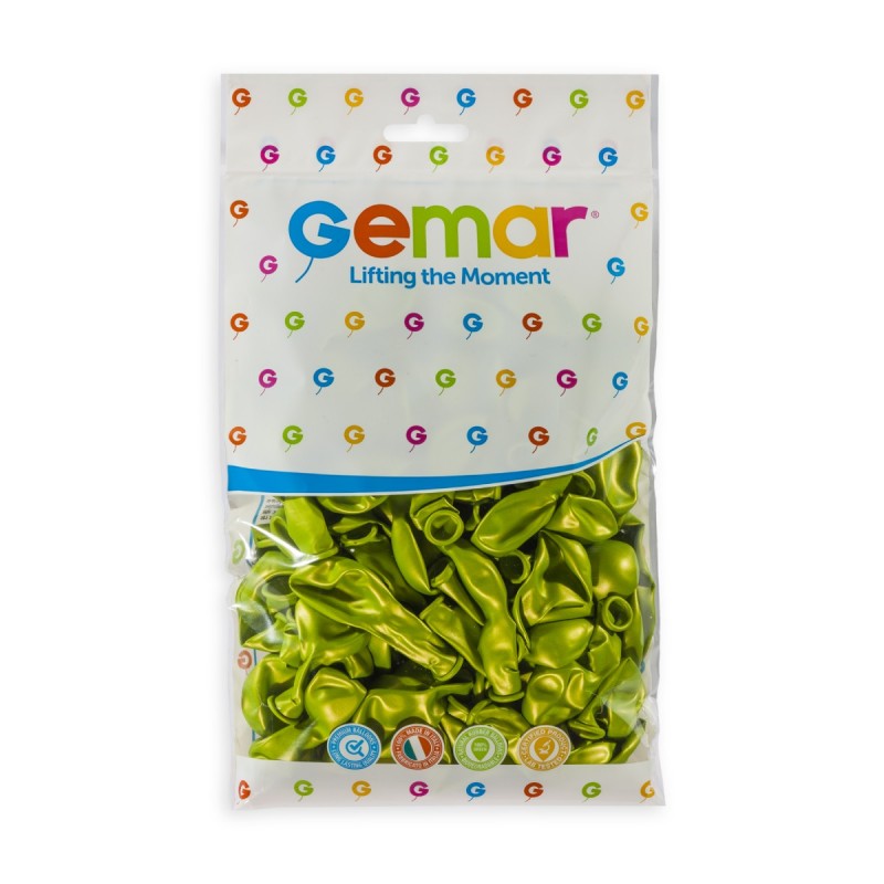 Gemar Latexballon A50 5"/13cm #067 Metallic Light Green