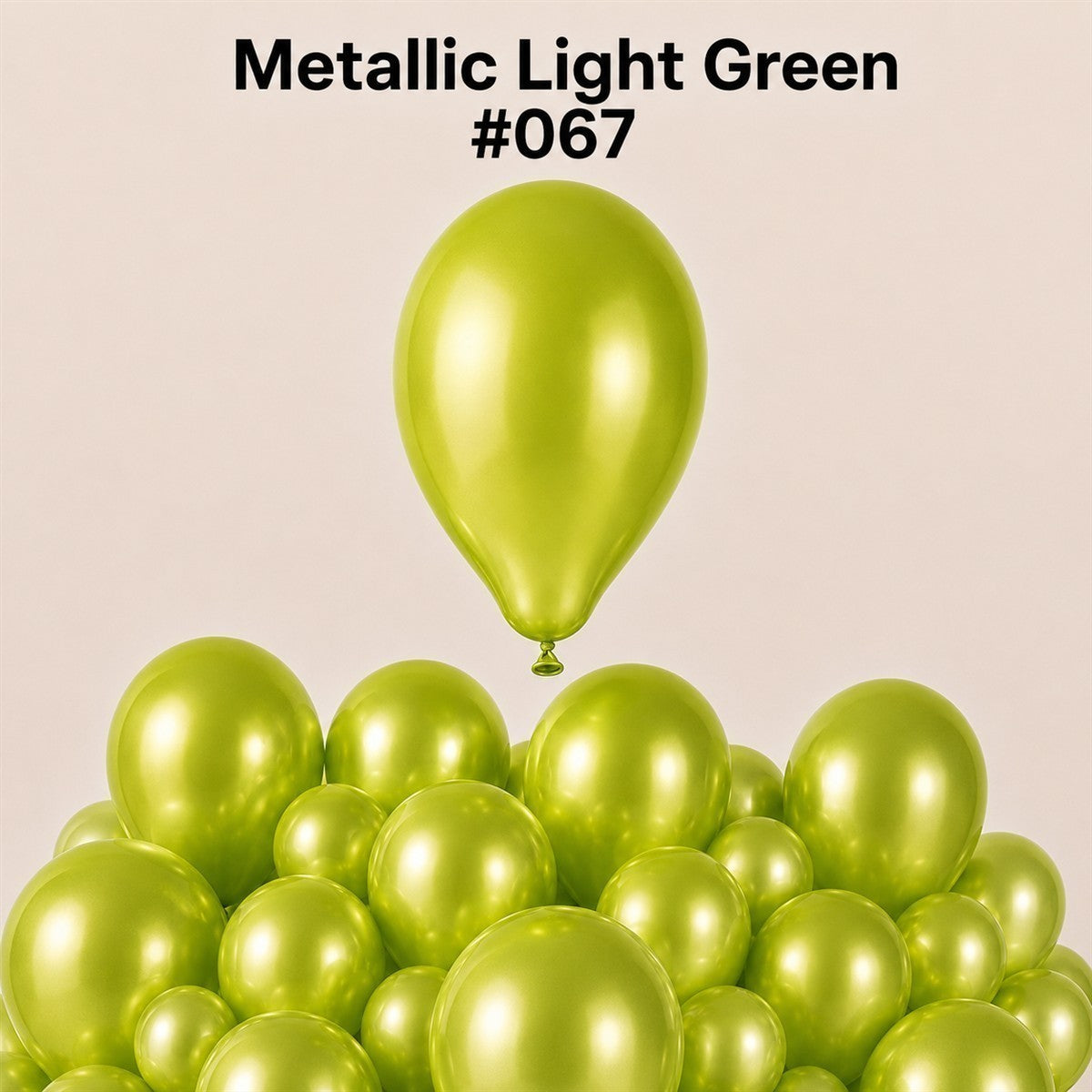 Gemar Latexballon G110 12"/30cm #067 Metallic Light Green