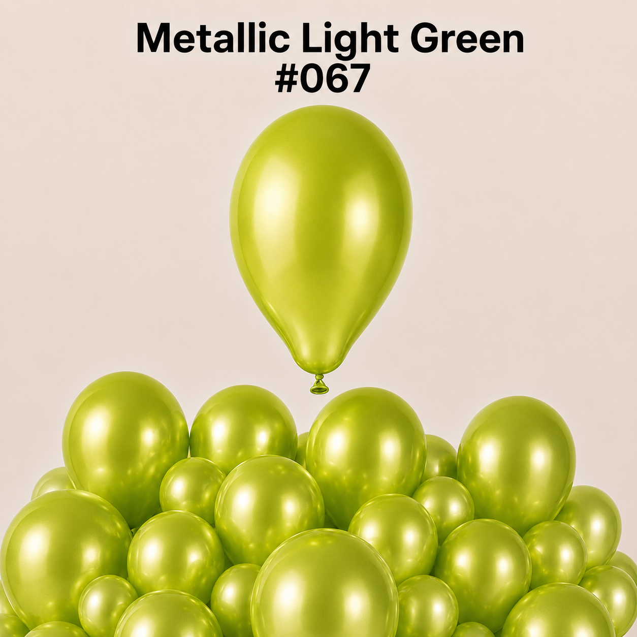 Gemar Latexballon G110 12"/30cm #067 Metallic Light Green