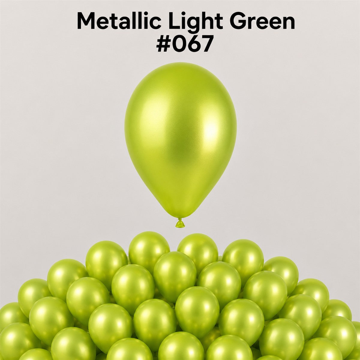 Gemar Latexballon A50 5"/13cm #067 Metallic Light Green