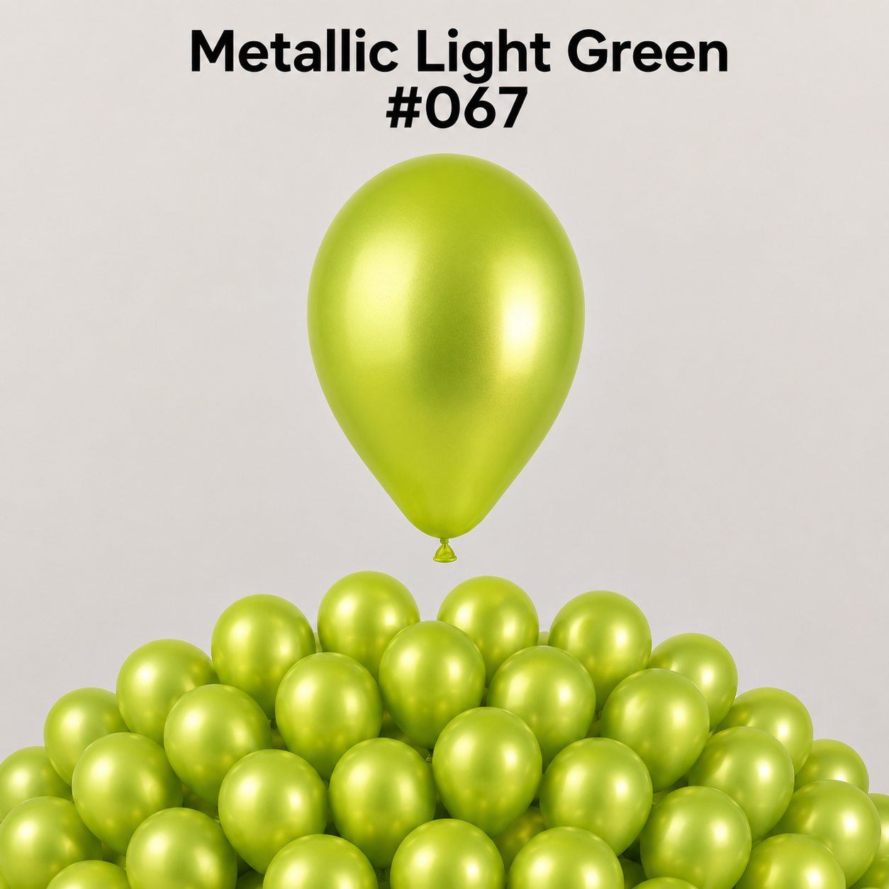 Gemar Latexballon A50 5"/13cm #067 Metallic Light Green