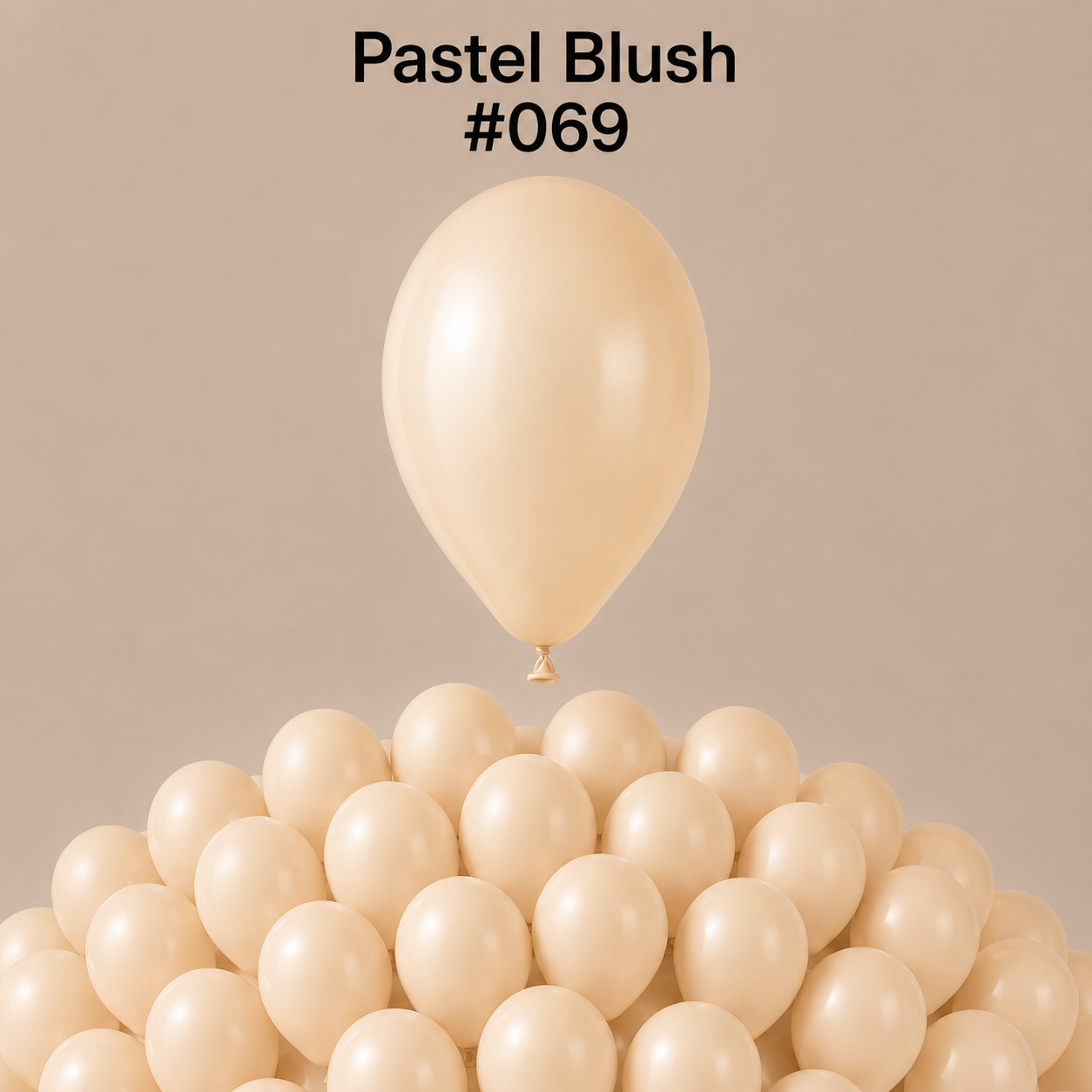 Gemar Latexballon A50 5"/13cm #069 Pastel Blush