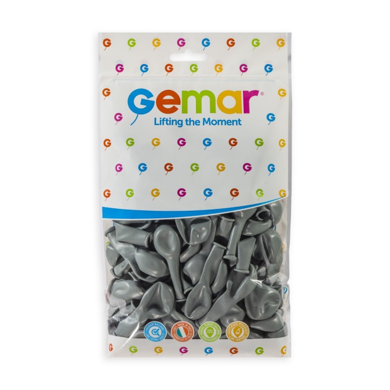 Gemar Latexballon A50 5"/13cm #070 Pastel Grey