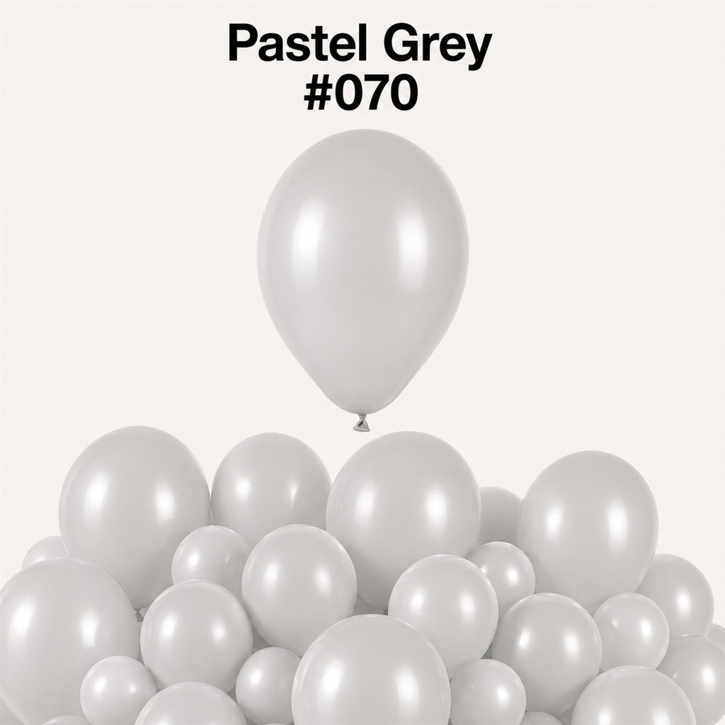Gemar Latexballon G110 12"/30cm #070 Pastel Grey