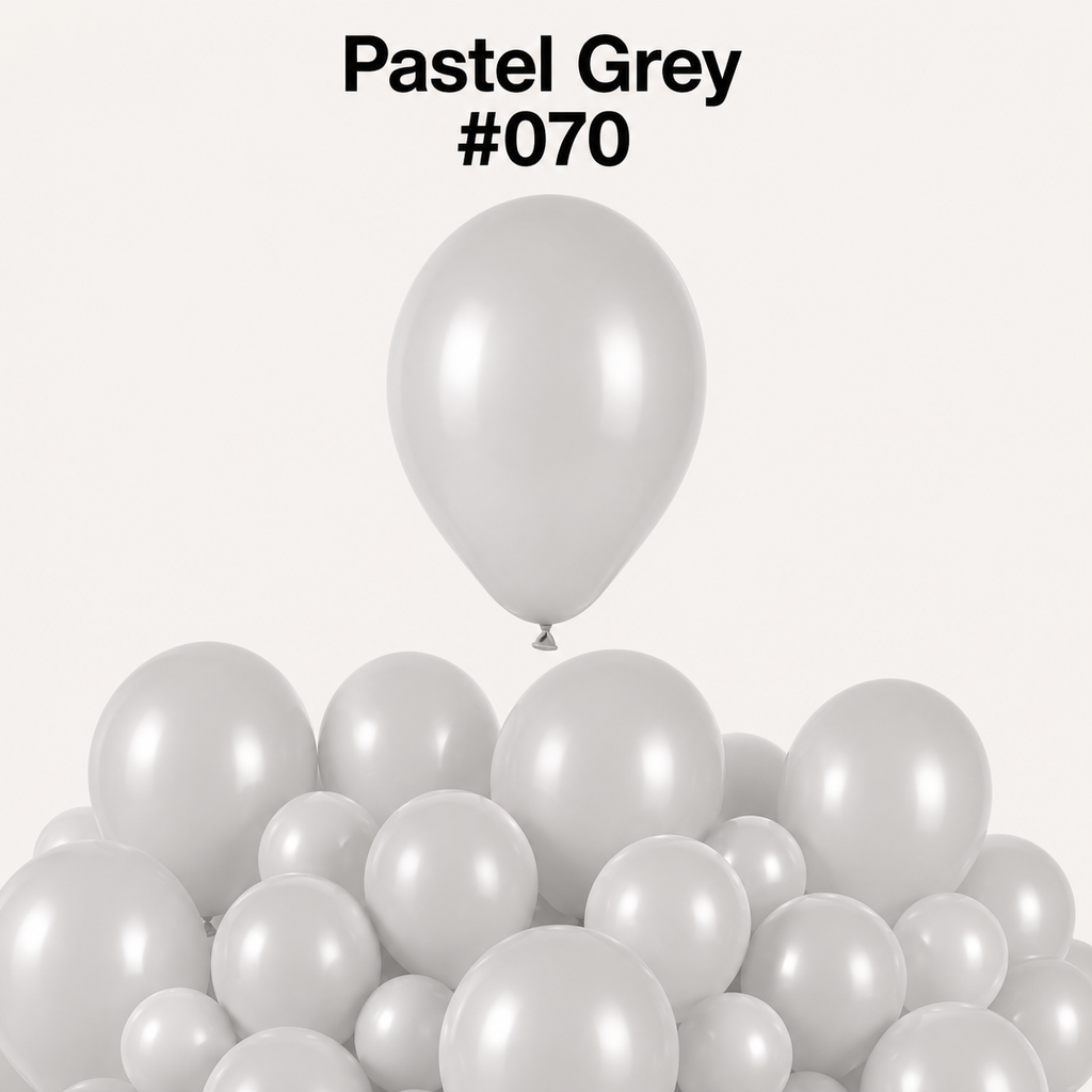 Gemar Latexballon G110 12"/30cm #070 Pastel Grey