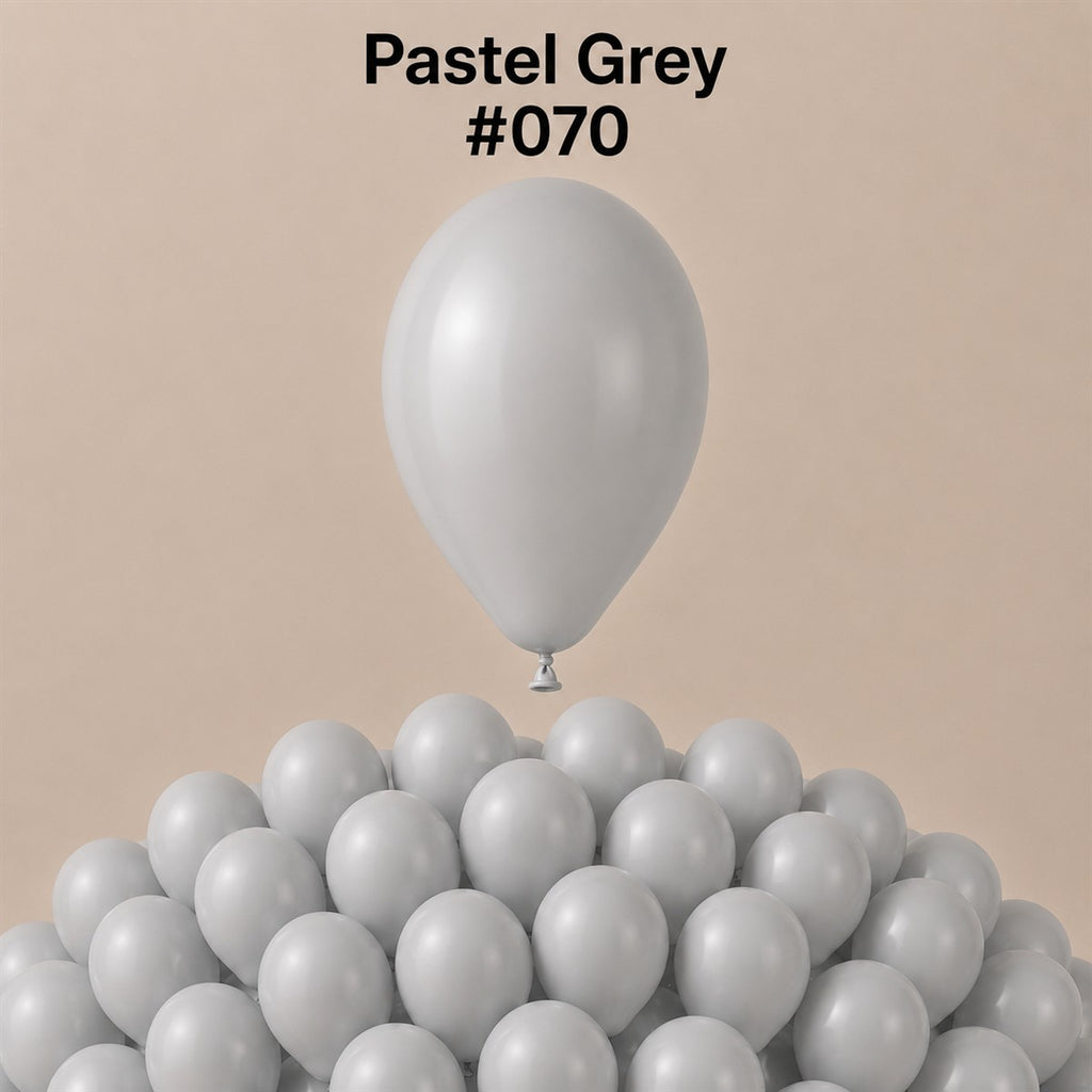 Gemar Latexballon A50 5"/13cm #070 Pastel Grey