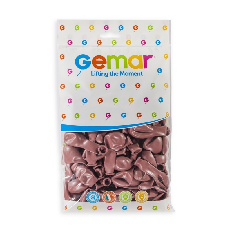 Gemar Latexballon A50 5"/13cm #071 Metallic Rose Gold