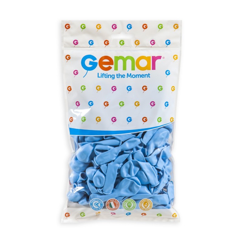 Gemar Latexballon A50 5"/13cm #072 Pastel Baby Blue