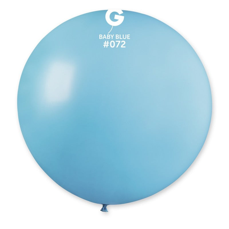 1x Latexballon G30 31"/80cm DM #072 Pastel Baby Blue