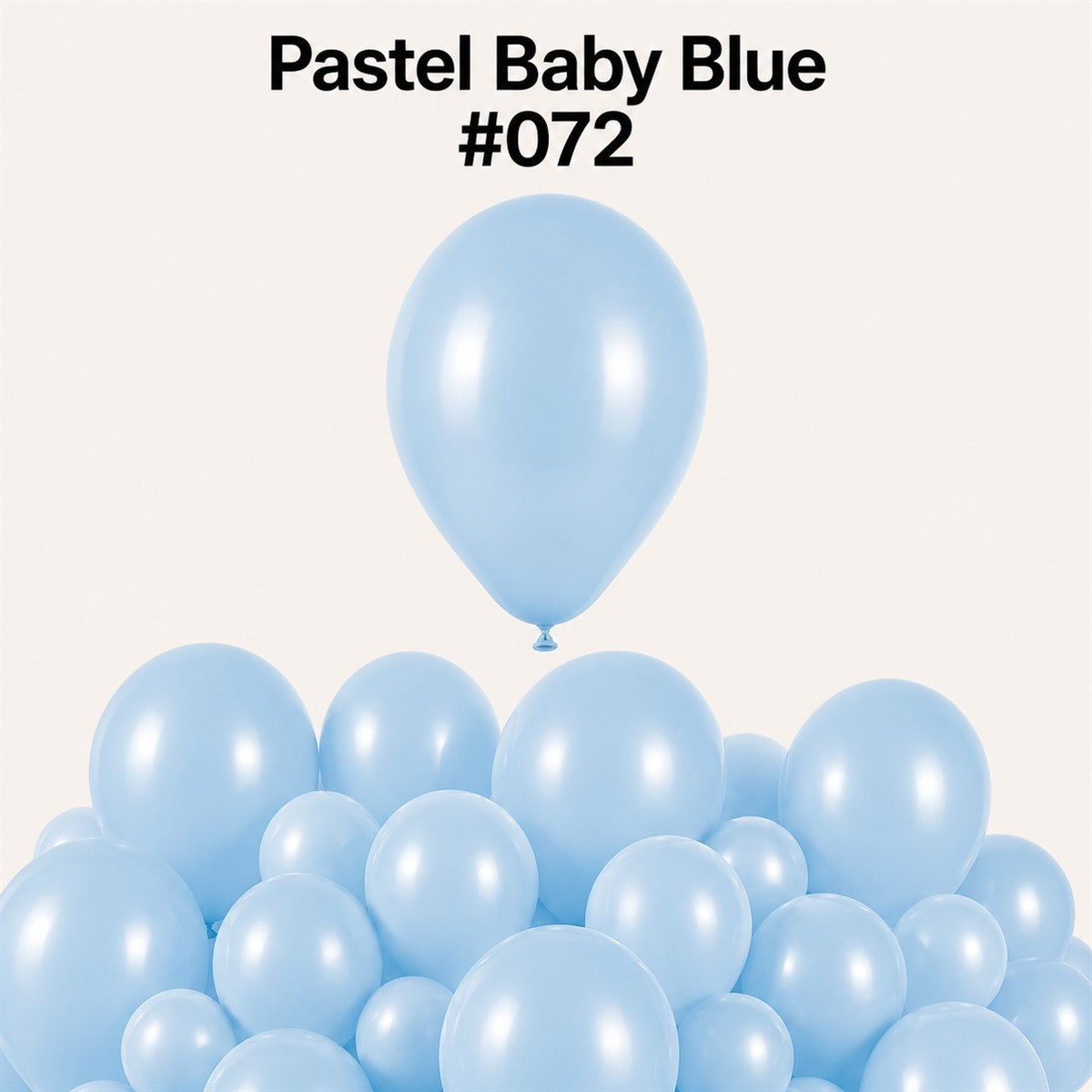 Gemar Latexballon G110 12"/30cm #072 Pastel Baby Blue