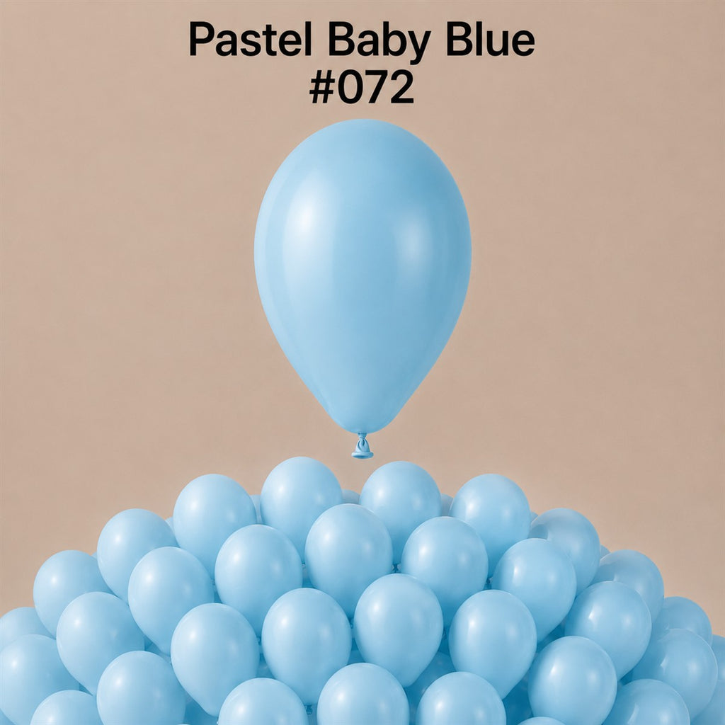 Gemar Latexballon A50 5"/13cm #072 Pastel Baby Blue