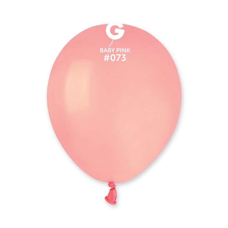 100x Latexballon A50 5"/13cm #073 Pastel Baby Pink
