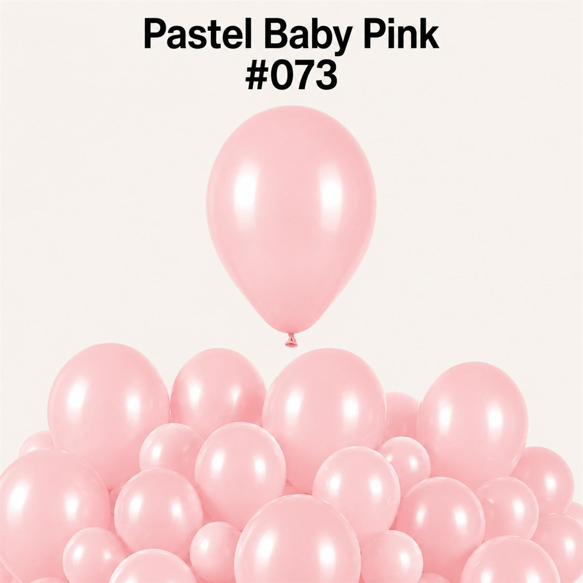 Gemar Latexballon G110 12"/30cm #073 Pastel Baby Pink