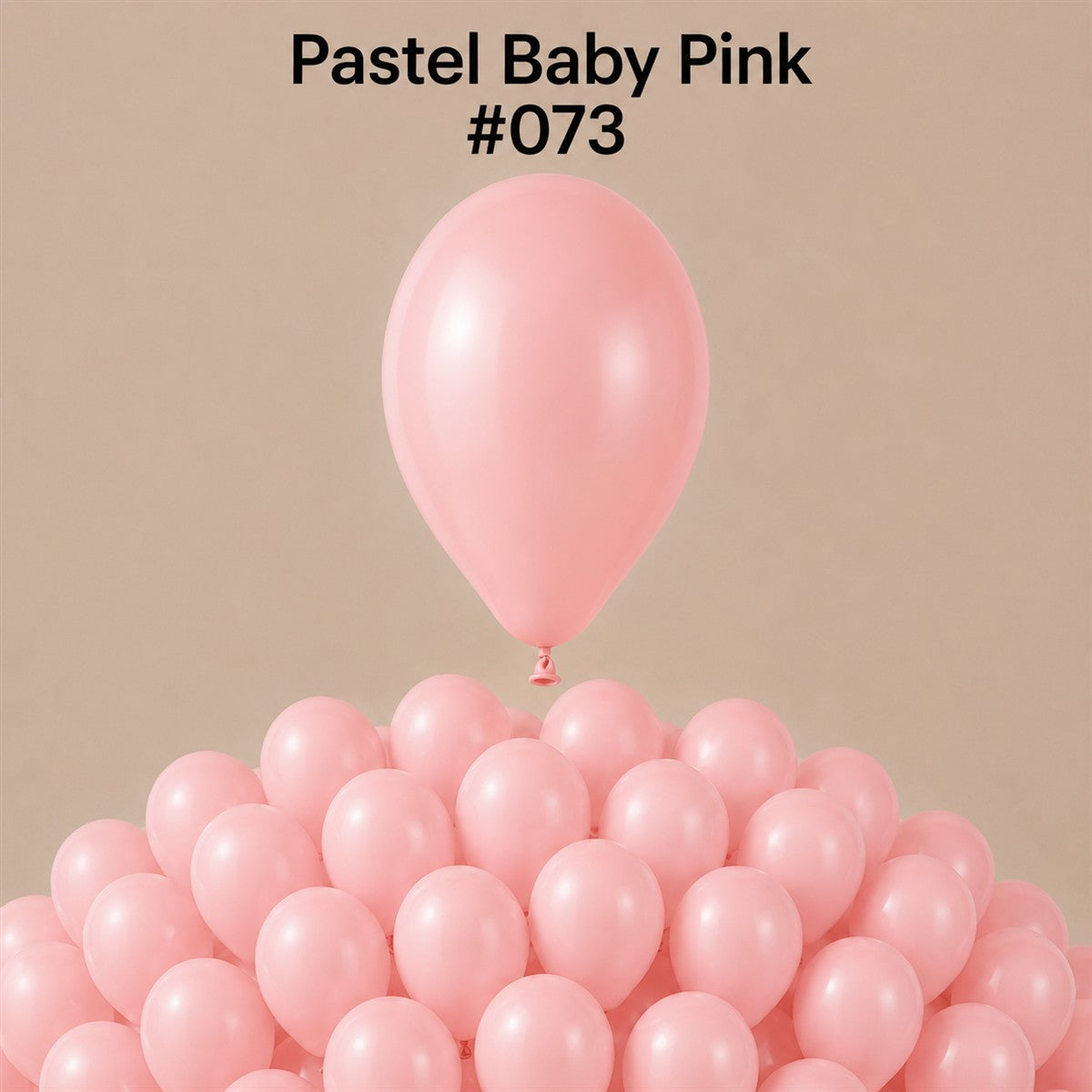 Gemar Latexballon A50 5"/13cm #073 Pastel Baby Pink