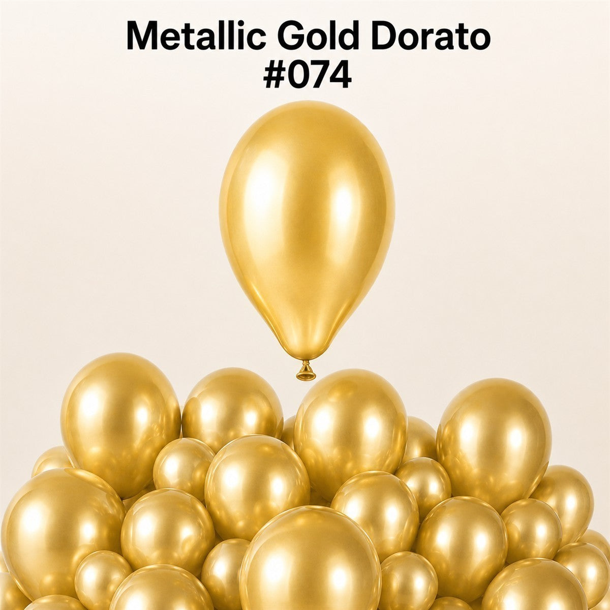 Gemar Latexballon G110 12"/30cm #074 Metallic Gold Dorato