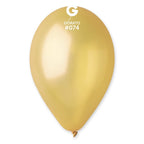 Gemar Latexballon G110 12"/30cm #074 Metallic Gold Dorato