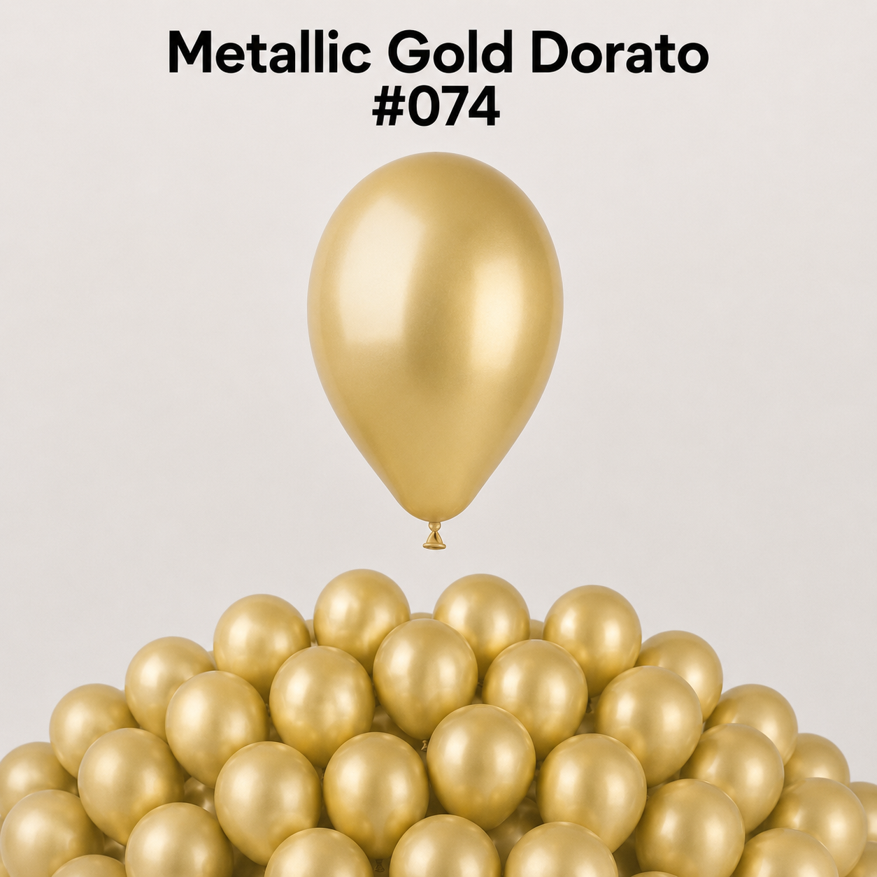 Gemar Latexballon A50 5"/13cm #074 Metallic Gold Dorato
