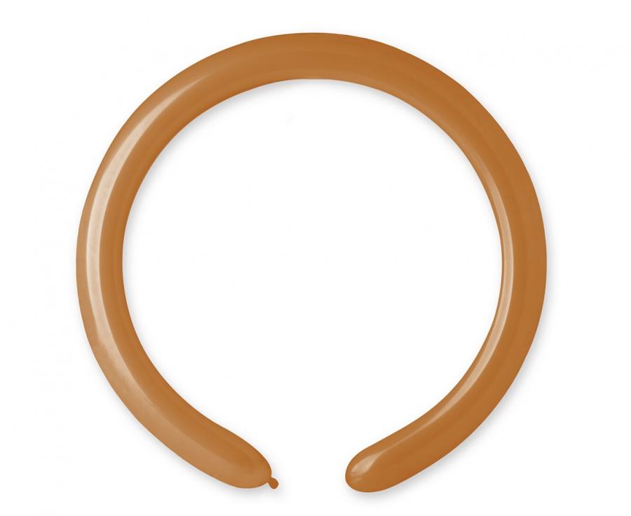 100x Modellierballon D4 (260) 5cm DM #076 Pastel Mocha Brown