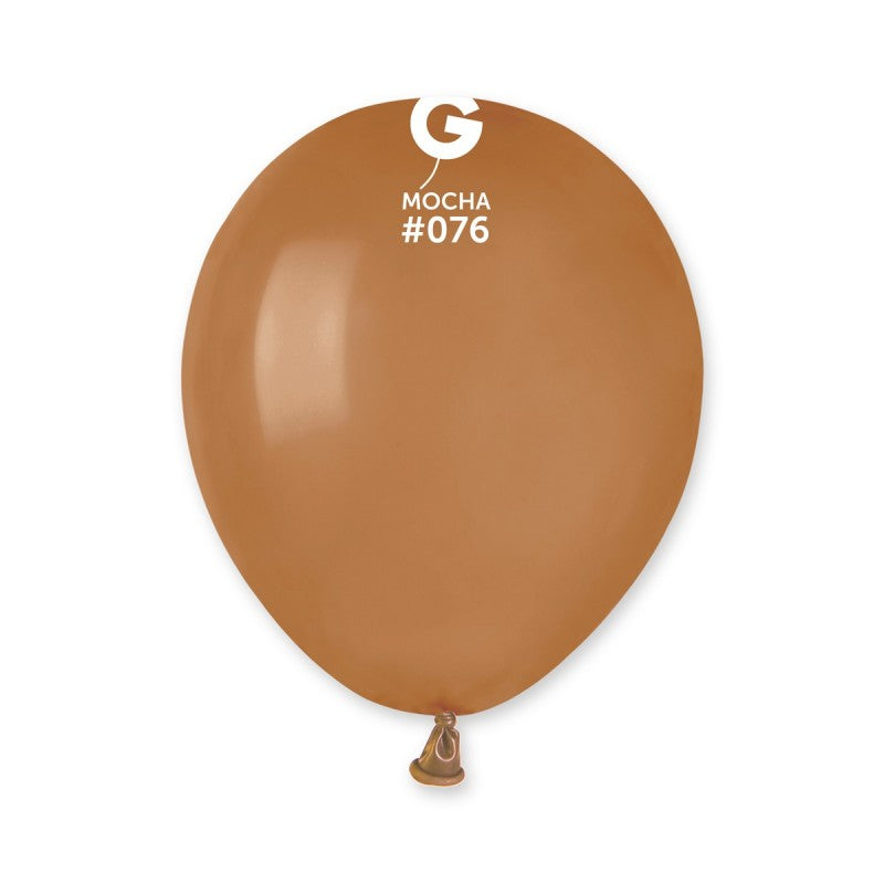 100x Latexballon A50 5"/13cm #076 Pastel Mocha Brown