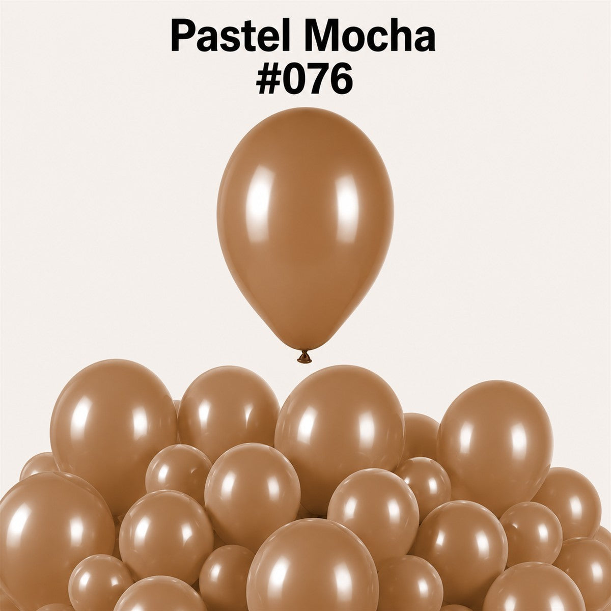 Gemar Latexballon G110 12"/30cm #076 Pastel Mocha Brown
