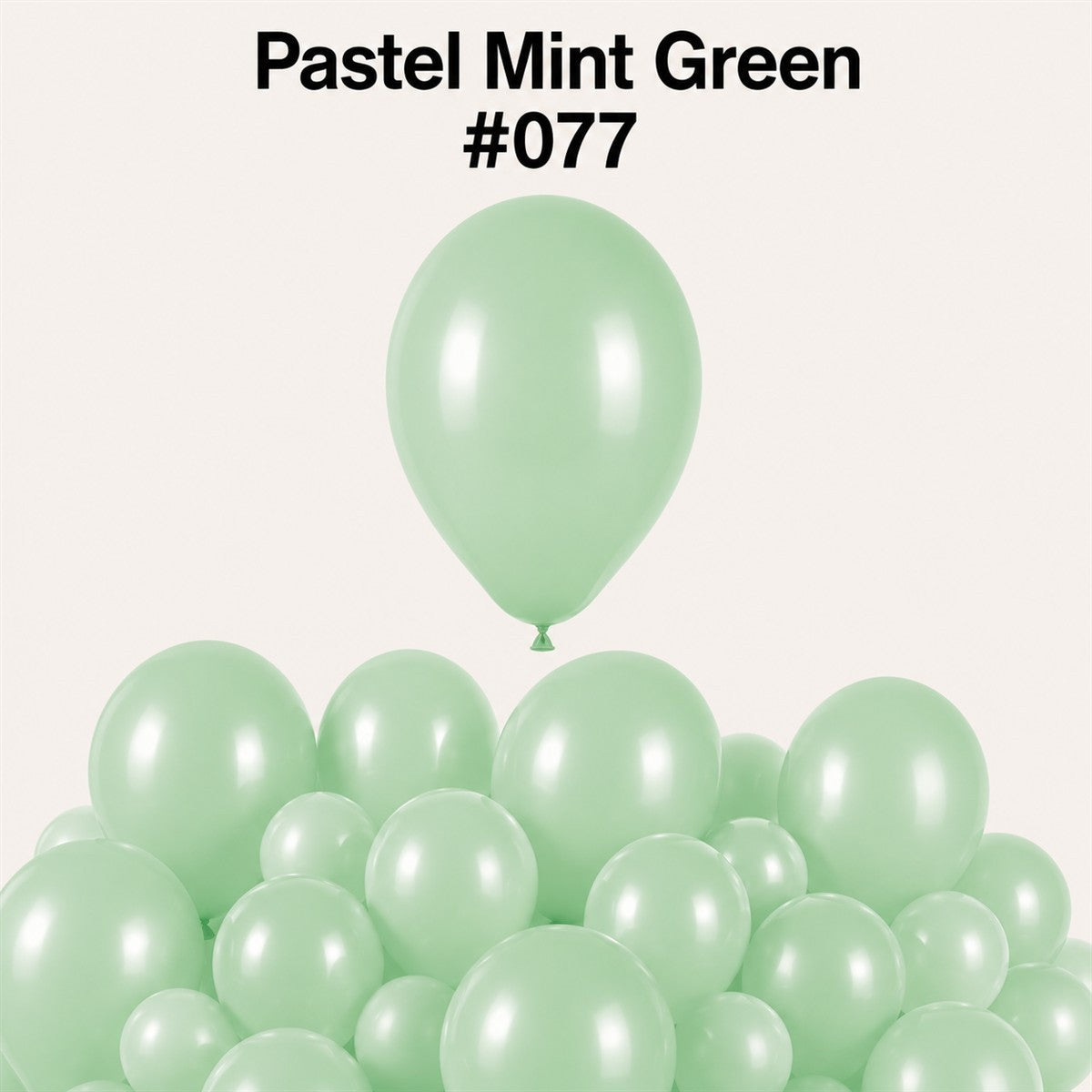 Gemar Latexballon G110 12"/30cm #077 Pastel Mint Green