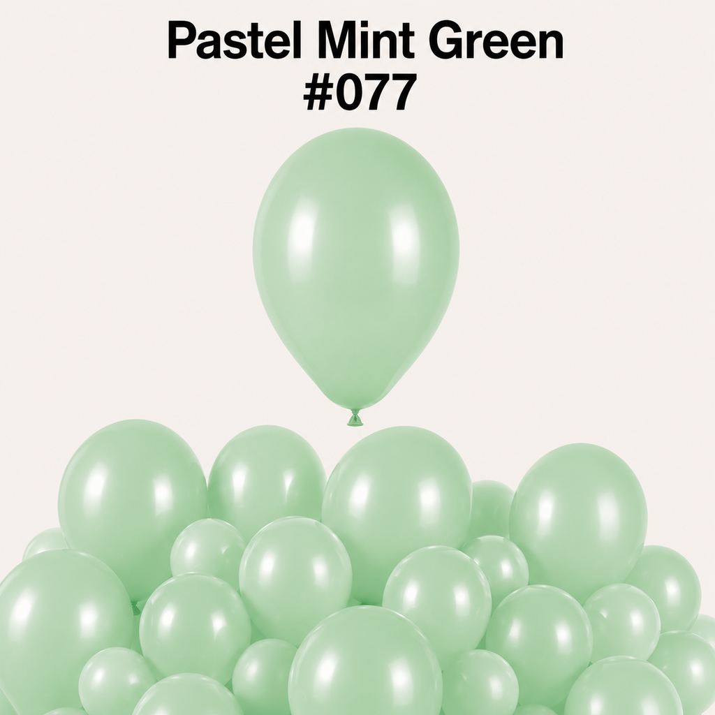 Gemar Latexballon G110 12"/30cm #077 Pastel Mint Green