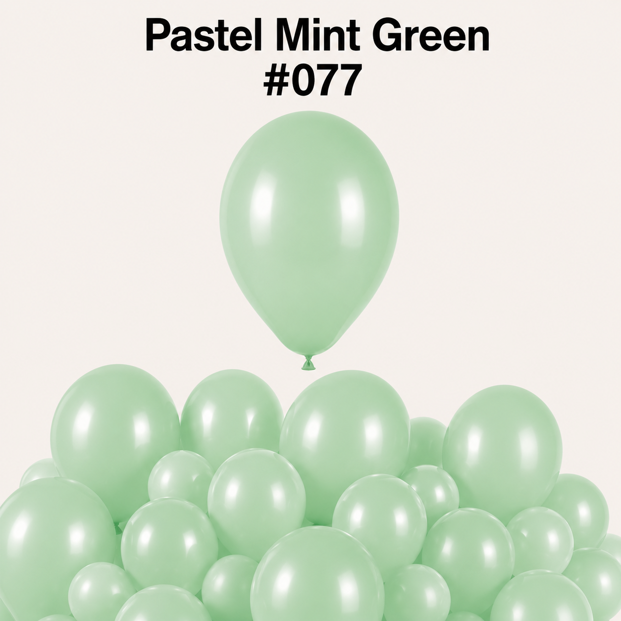 Gemar Latexballon G110 12"/30cm #077 Pastel Mint Green