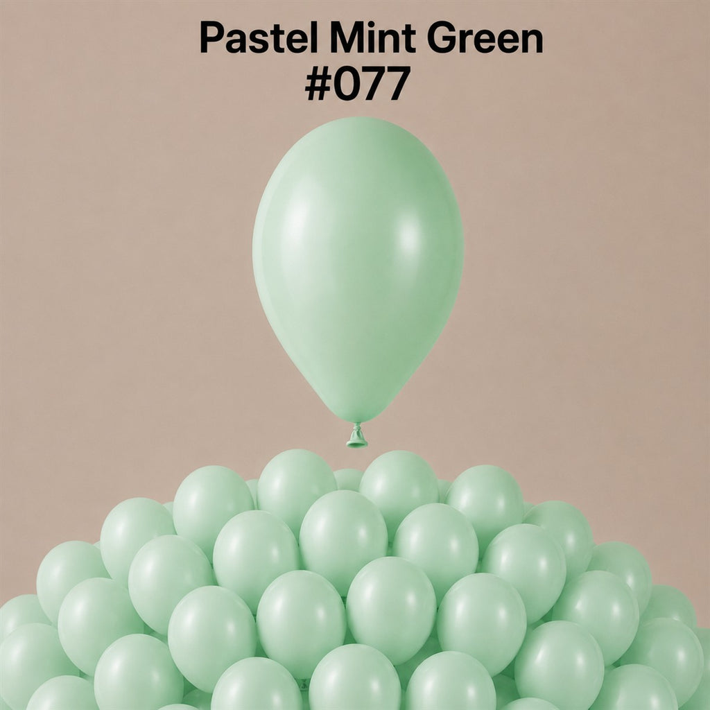 Gemar Latexballon A50 5"/13cm #077 Pastel Mint Green Macaron