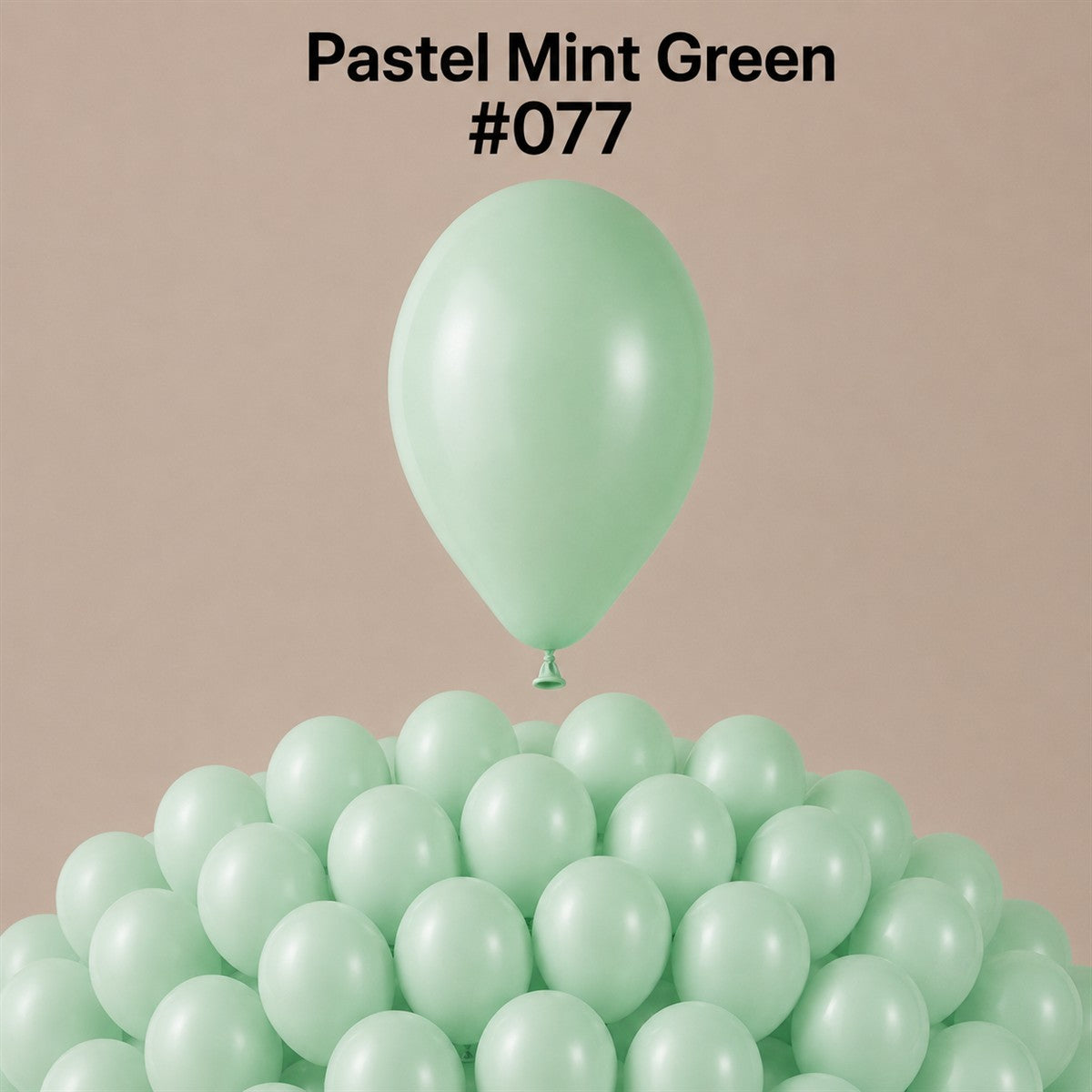 Gemar Latexballon A50 5"/13cm #077 Pastel Mint Green Macaron