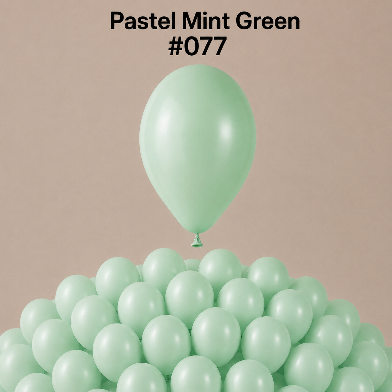 Gemar Latexballon A50 5"/13cm #077 Pastel Mint Green Macaron