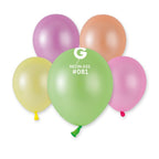 100x Gemar Latexballon A50 5"/13cm #081 Fluor Mix