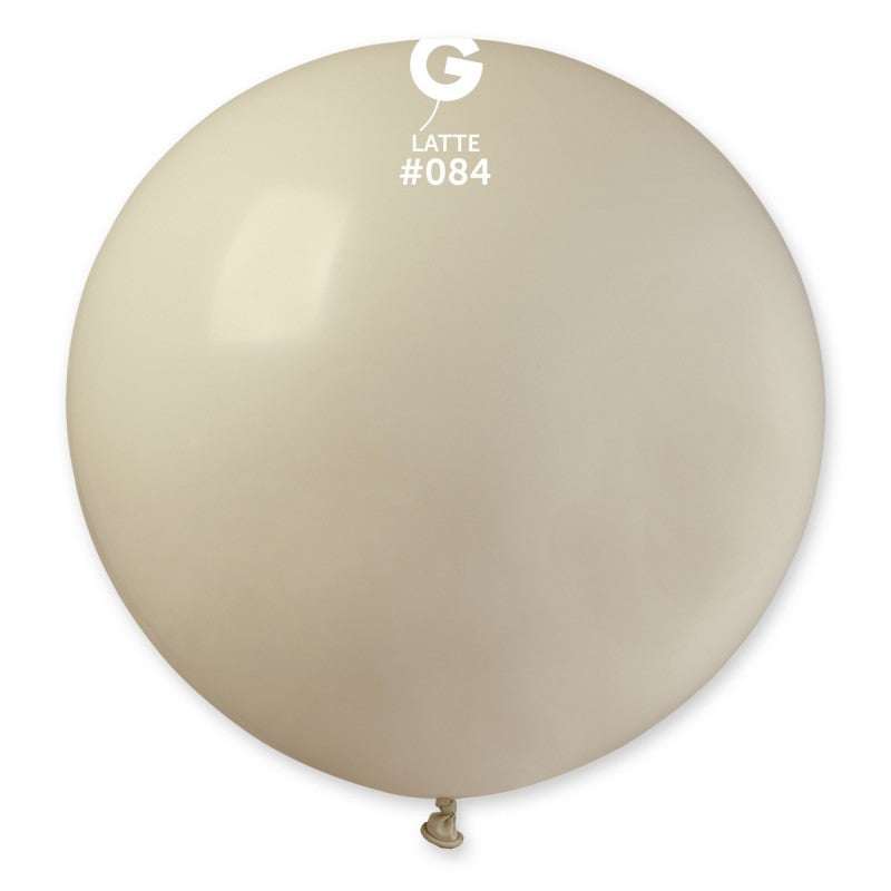 1x Latexballon G30 31"/80cm DM #084 Pastel Latte