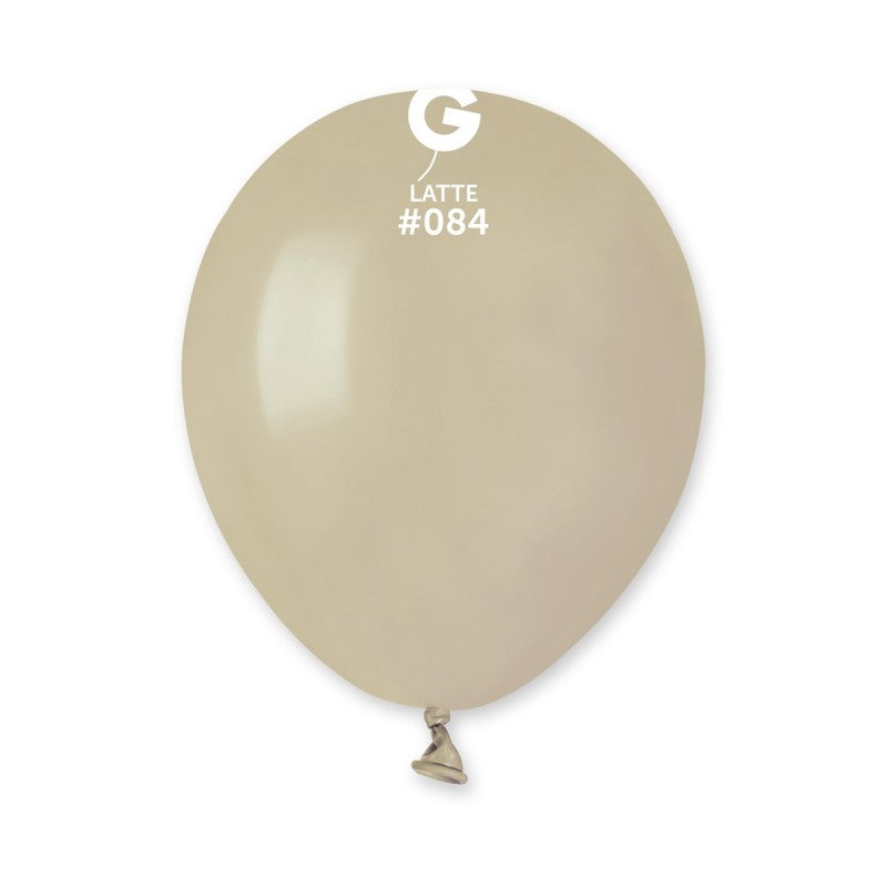100x Latexballon A50 5"/13cm #084 Pastel Latte