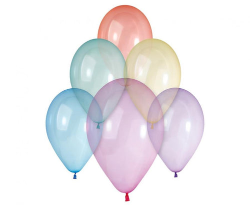 100x Gemar Latexballon G110 12"/30cm #087 Crystal Mix