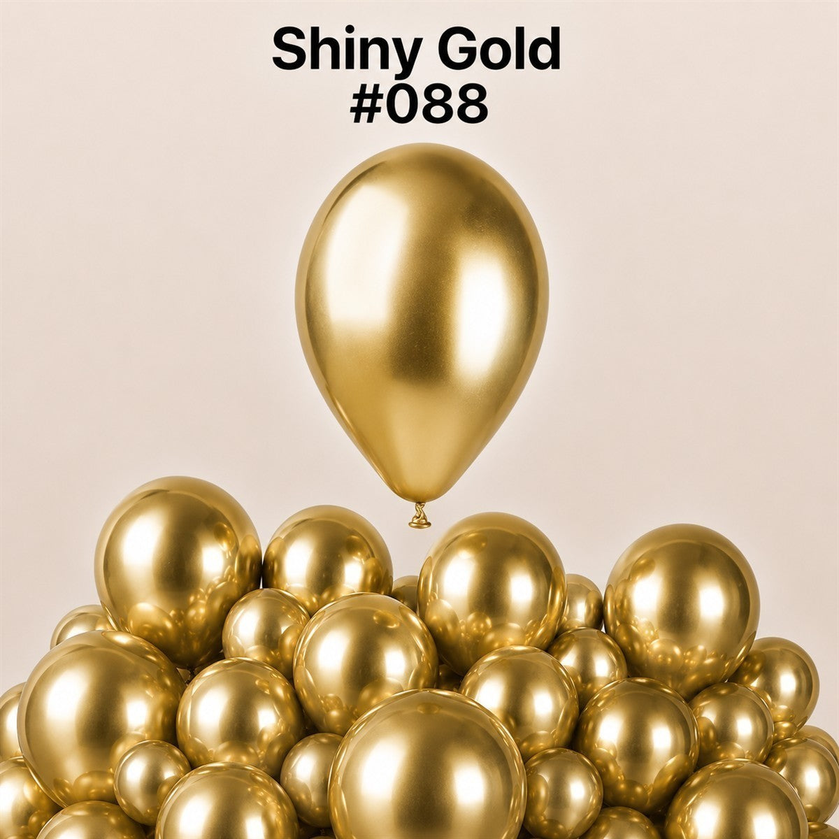 Gemar Latexballon G120 13"/33cm #088 Shiny Gold