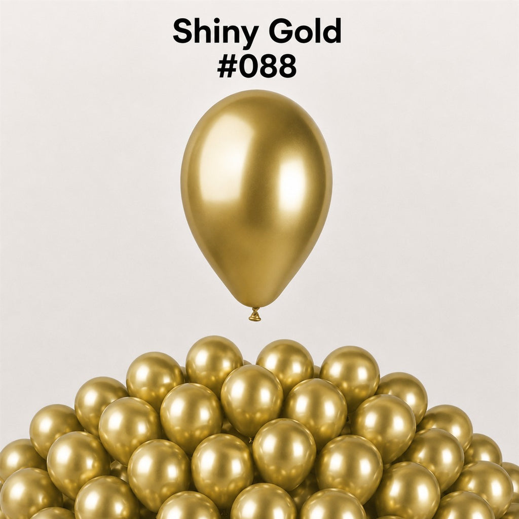 Gemar Latexballon A50 5"/13cm #088 Shiny Gold