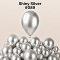 Gemar Latexballon G120 13"/33cm #089 Shiny Silver