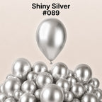 Gemar Latexballon G120 13"/33cm #089 Shiny Silver