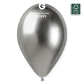 Gemar Latexballon G120 13"/33cm #089 Shiny Silver