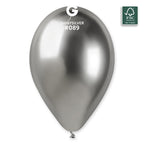 Gemar Latexballon G120 13"/33cm #089 Shiny Silver