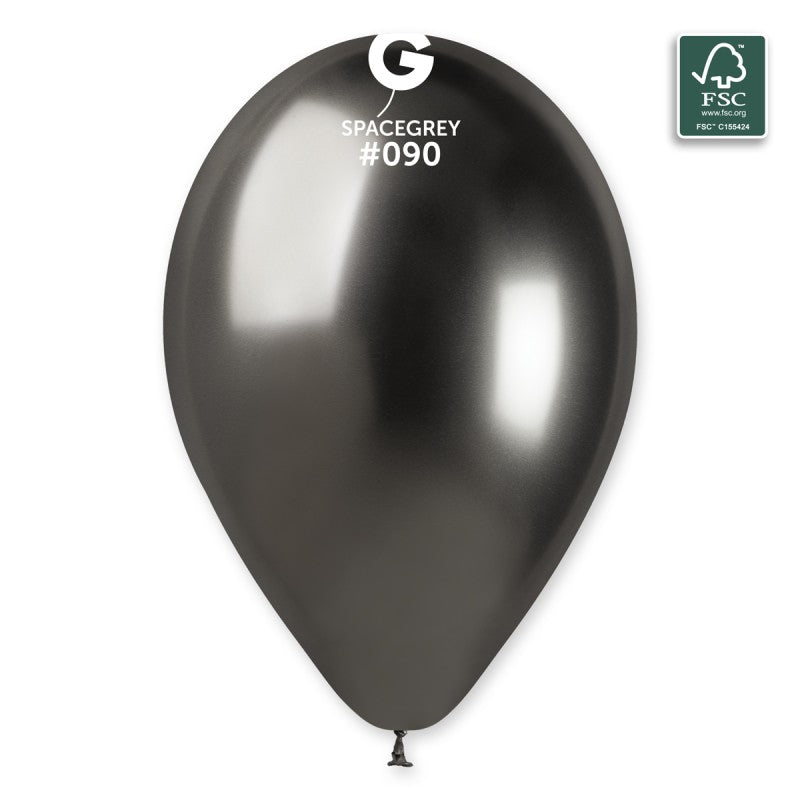 Gemar Latexballon G120 13"/33cm #090 Shiny Space Grey