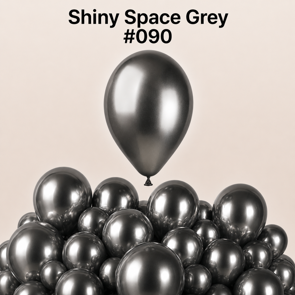 Gemar Latexballon G120 13"/33cm #090 Shiny Space Grey